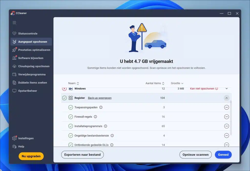 register opschonen ccleaner