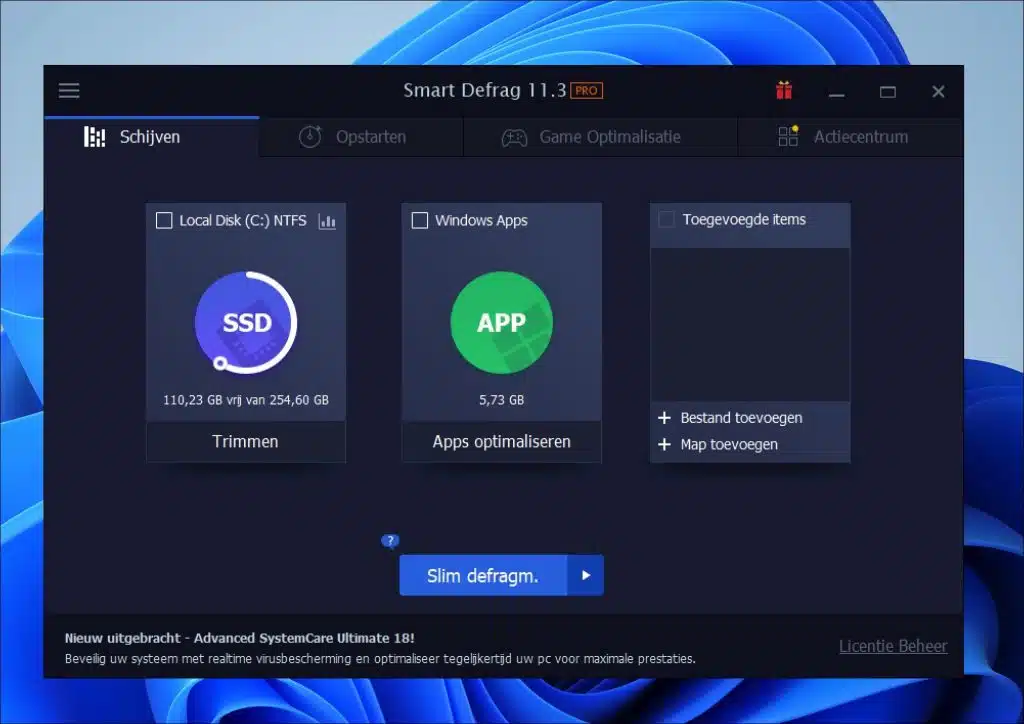 IObit Smart Defrag